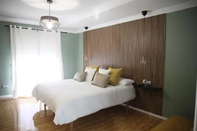 Cama o camas de una habitación en La Parada de Posadas