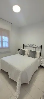 Cama o camas de una habitación en Casa la perla de sefarad
