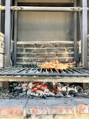Barbacoa disponible para clientes en the country house