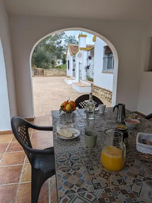 Comida en o cerca de esta villa