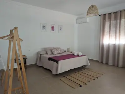 Cama o camas de una habitación en Villa Belén