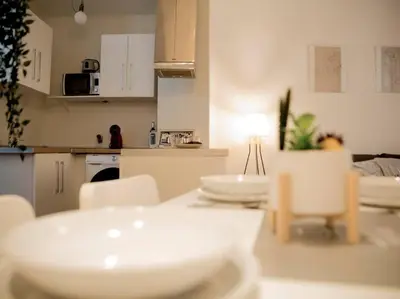 Una cocina o zona de cocina en Apto en centro setas Sevilla
