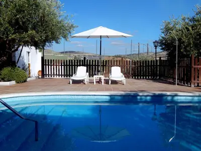 Piscina en o cerca de Villa María - Pista de Padel y Piscina