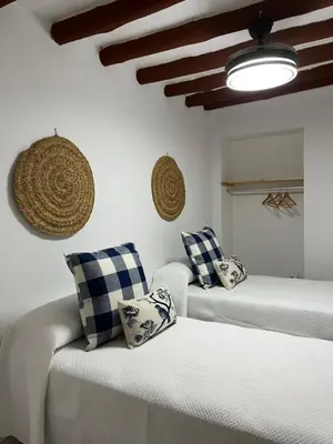 Cama o camas de una habitación en La Casilla