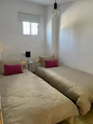 Cama o camas de una habitación en La Casilla