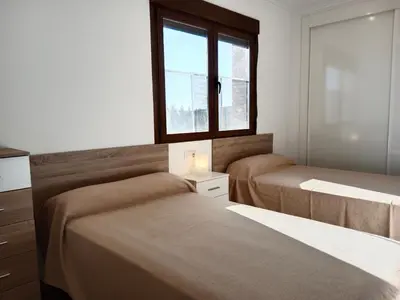 Cama o camas de una habitación en Villa Pablo, Despeñaperros