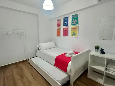 Cama o camas de una habitación en Apartamento Pura Vida