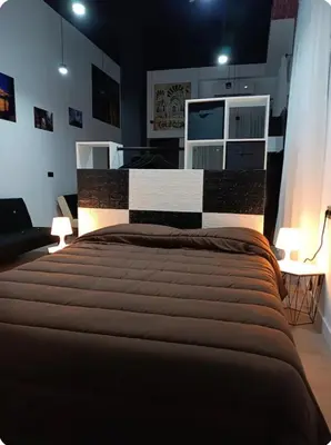 Cama o camas de una habitación en Apartamentos Mezquita Catedral, Saqunda