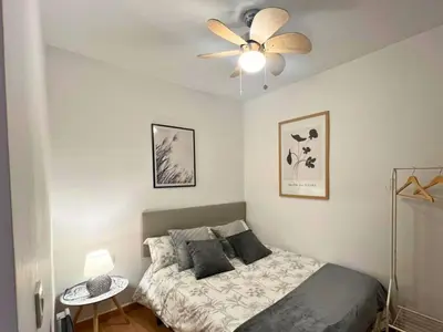 Cama o camas de una habitación en La luz de San Eloy