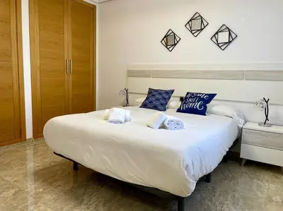 Cama o camas de una habitación en Geysotur Sarah s Home