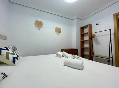 Cama o camas de una habitación en Geysotur Sarah s Home