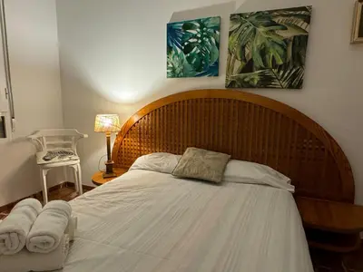 Cama o camas de una habitación en Apartamento La Bodega con PARKING GRATUITO