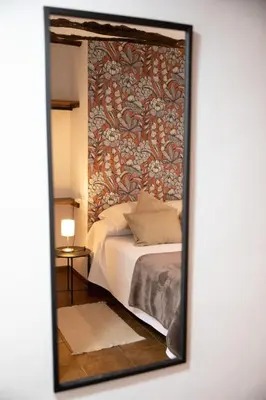Cama o camas de una habitación en Alojamiento La Escalera
