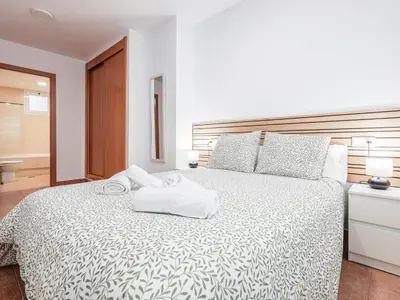 Cama o camas de una habitación en Apt buenas calidades La Algaba Bazan