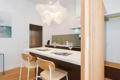 Una cocina o zona de cocina en Arroyo 3 Apartments
