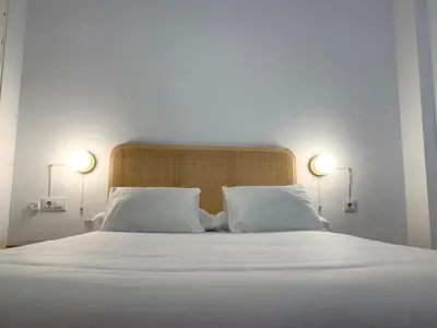 Cama o camas de una habitación en Feria Dúplex