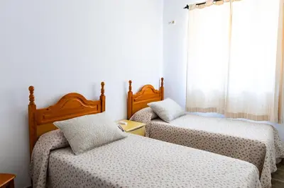Cama o camas de una habitación en Cortijo LaGar