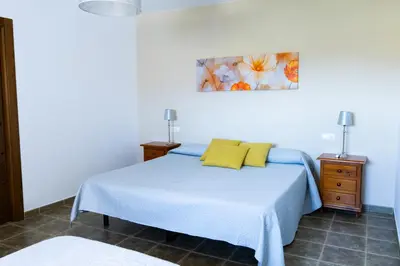 Cama o camas de una habitación en Cortijo LaGar