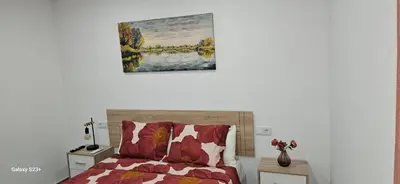 Cama o camas de una habitación en chalet El campillo