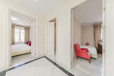 Cama o camas de una habitación en ISG Apartments Casa Levíes Luxury House Downtown