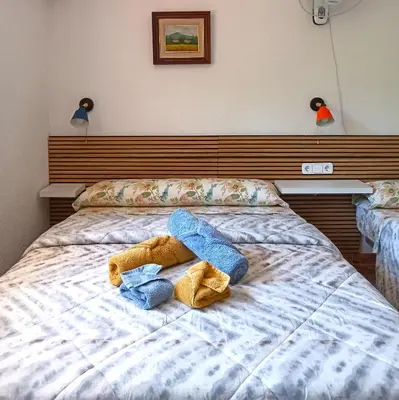 Cama o camas de una habitación en El Azahar