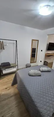 Cama o camas de una habitación en Apartamento Maestra