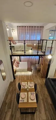 Zona de estar de Loft Puerta Almodovar