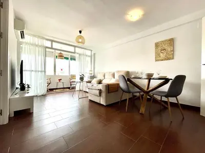 Una televisión o centro de entretenimiento en Casa Paula