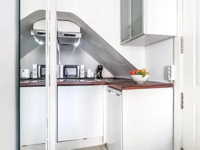 Una cocina o zona de cocina en Bonito estudio en calle Fería