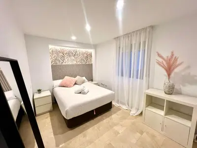 Cama o camas de una habitación en Cruz de San Fernando
