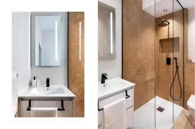 Un baño de Magno Apartments Amistad