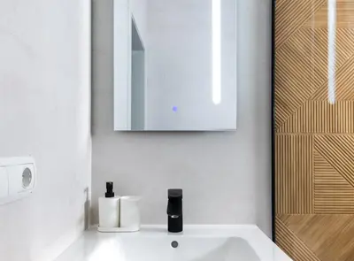 Un baño de Magno Apartments Amistad