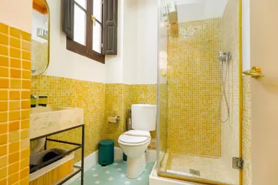 Un baño de Plaza San Marcos Apartment