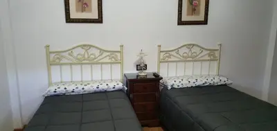 Cama o camas de una habitación en Villa Manosalva