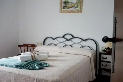 Cama o camas de una habitación en Casa Jienense