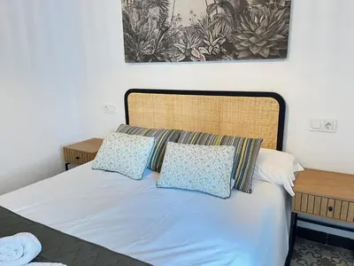 Cama o camas de una habitación en La Llave de la Corredera