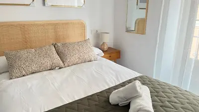Cama o camas de una habitación en La Llave de la Corredera