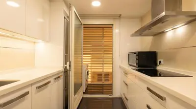 Una cocina o zona de cocina en Luxury apt in Plaza de España - FREE parking
