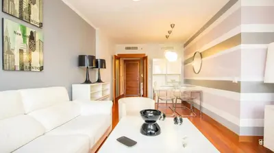 Zona de estar de Luxury apt in Plaza de España - FREE parking