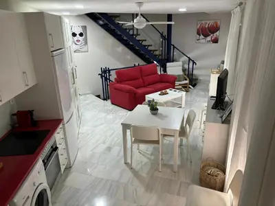 Zona de estar de Casa Yaye Centro Écija