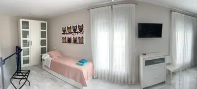 Cama o camas de una habitación en Casa Yaye Centro Écija