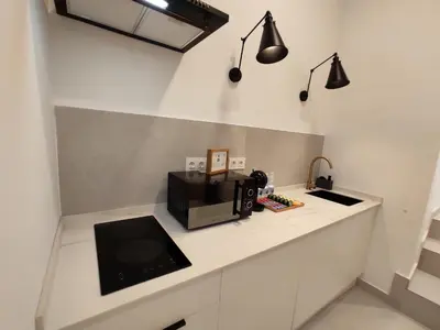 Una cocina o zona de cocina en Luxury & Comfort a 2 minutos de parking público