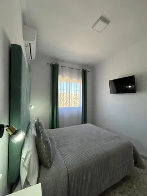 Cama o camas de una habitación en Apartamento Mas y Prat nº 19 Ecija