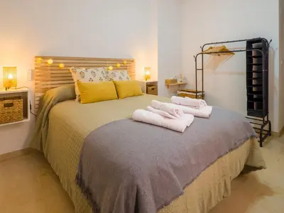 Cama o camas de una habitación en Traveller Award 2026 - El descanso de Wallada- Tranquilidad y Confort