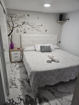 Cama o camas de una habitación en LOS MELLIS