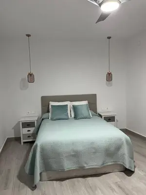 Cama o camas de una habitación en Casa Pedro