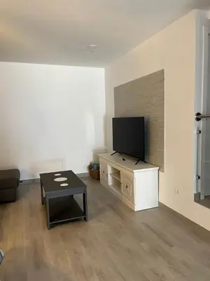 Una televisión o centro de entretenimiento en Casa Pedro