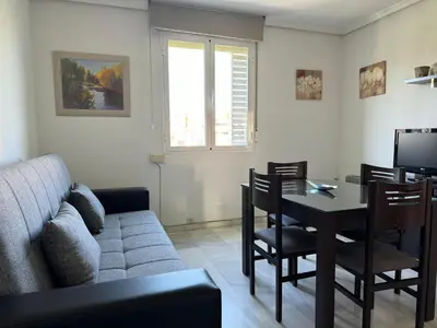 Zona de estar de Apartamento Gran Vía Parque 7
