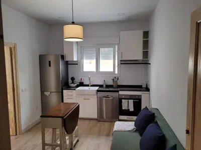 Una cocina o zona de cocina en Apartamento con WiFi y aparcamiento privado