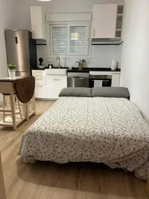 Una cocina o zona de cocina en Apartamento con WiFi y aparcamiento privado